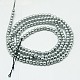 Non-magnetic Synthetic Hematite Beads Strands(G-K015-4mm-02)-2