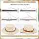4Pcs 4 Styles Crystal Rhinestone Southwestern Cowboy Hat Belt(DIY-CP0009-18)-2