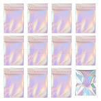 Laser OPP Cellophane Storage Bags, Self Seal Bags, Rectangle, Colorful, 8.8~11.2x7x0.01cm(OPP-TADJ0001-06C)