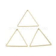 Alloy Linking Rings, Golden, Triangle, 25.5x29x1mm, Inner Diameter: 23.5x27mm(FIND-TAC0005-28E-G)