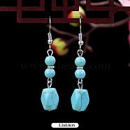 Turquoise Dangle Earrings for Women(WG2299-10)