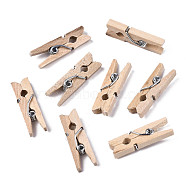 Wooden Craft Pegs Clips, Wheat, 72x10x13mm(X-WOOD-R249-019)