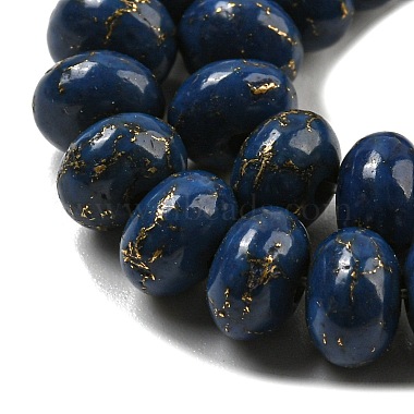 Dyed Synthetic Turquoise Beads Strands(G-B070-C02-01)-4