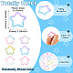 12Pcs Spray Paint Alloy Spring Gate Rings(FIND-TA0010-90)-4