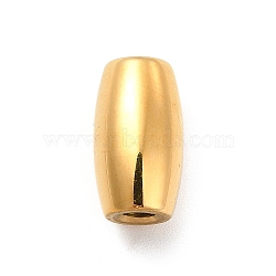 304 Stainless Steel Beads, Rice, Golden, 12.5x7.5mm, Hole: 2.5mm(STAS-D245-01G)