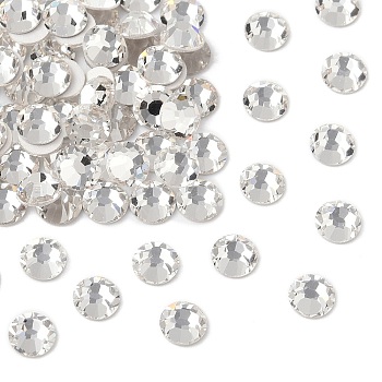 Preciosa&reg MAXIMA Crystal No Hotfix Flatback Stones, Czech Crystal, Dura Foiling, Round(438 11 615 Chaton Rose), 00030 Crystal, SS10(2.7~2.9mm)