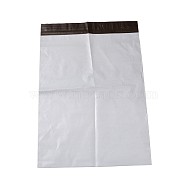 Rectangle Plastic Zip Lock Bags, Resealable Packaging Bags, Self Seal Bag, White, 32x20cm(X-OPP-D002-A-02)