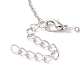 Ожерелье с кулоном из сплава в стиле ретро для мужчин и женщин(NJEW-B085-03)-4