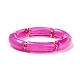 Acrylic Tube Beaded Stretch Bracelets(X-BJEW-JB07774-01)-1