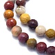 Chapelets de perles en mokaite naturel(G-K310-A25-8mm)-3
