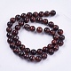 Natural Red Tiger Eye Stone Bead Strands(G-R193-08-8mm)-2