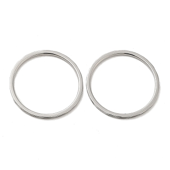 304 Stainless Steel Plain Band Rings, Stainless Steel Color, US Size 9(18.9mm)