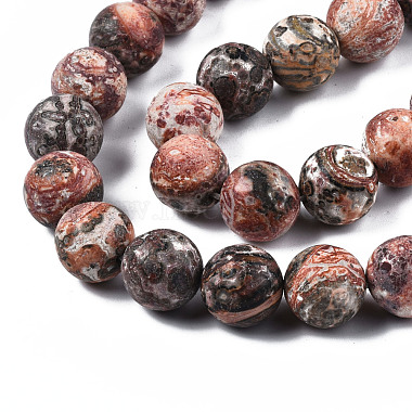 Natural Leopard Skin Jasper Round Beads Strands(G-S182-12mm)-6