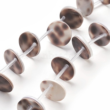 13mm Flat Round Cowrie Shell Beads