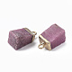 Natural Strawberry Quartz Pendants(G-Q998-035H)-3