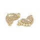 Brass Micro Pave Clear Cubic Zirconia Connector Charms(KK-E068-VB033)-3