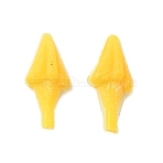 Plastic Craft Chick Mouth, Doll Making Supplies, Arrow, Gold, 17x7mm(DOLL-PW0001-310A-05)