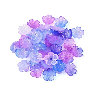 Transparent Plastic Bead Caps(KY-Q005-02A-05)-1