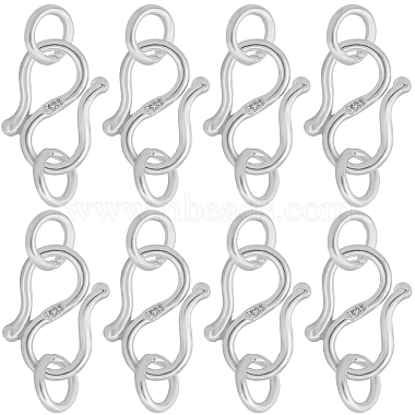 925 Sterling Silver Plated Others Sterling Silver Hook and S-Hook Clasps