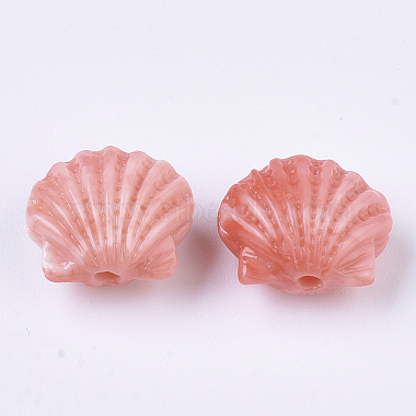 Perles de corail synthétiques(X-CORA-R017-11)-2
