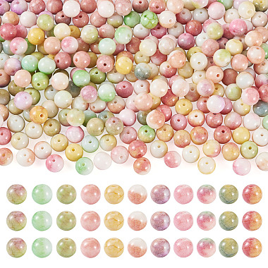 220Pcs 11 Colors Dyed Handmade Lampwork Beads(LAMP-TA0001-41B)-1