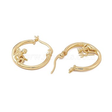 Angel & Devil Asymmetrical Earrings(EJEW-A091-01G)-3