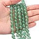 Chapelets de perles en aventurine vert naturel(X-G-G099-8mm-17)-4