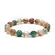 Ensembles de bracelets extensibles en perles d'agate naturelle teintée(BJEW-JB09180)-3