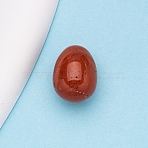 Natural Red Jasper Massage Tool, Egg, 20x30x15mm(PW-WG0C89C-04)
