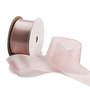 20 Yards Polyester Ribbon, for Gift Wrapping, Misty Rose, 1-1/2 inch(38mm), about 20.00 Yards(18.29m)/Roll(OCOR-Z005-01K)