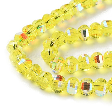 Transparent Electroplate Glass Beads Strands(GLAA-Q099-C01-05-1)-3
