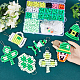 Sunnyclue DIY-Schlüsselanhänger-Bastelset zum St. Patrick's Day(DIY-SC0023-16)-3