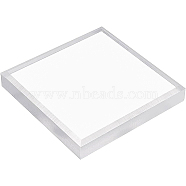Acrylic Chassis, Transparent Display Bases, Square, Clear, 100x100x13mm(DIY-WH0030-97)