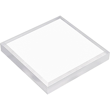Acrylic Chassis, Transparent Display Bases, Square, Clear, 100x100x13mm