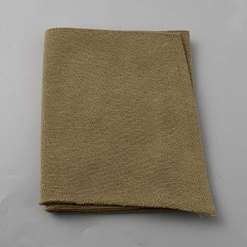 Polyester Fabric, for Garment Craft Accessories, Dark Khaki, 150~154x1mm, 1pc/m