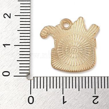 noël alliage thème pendentifs en émail(ENAM-Z019-01G)-3