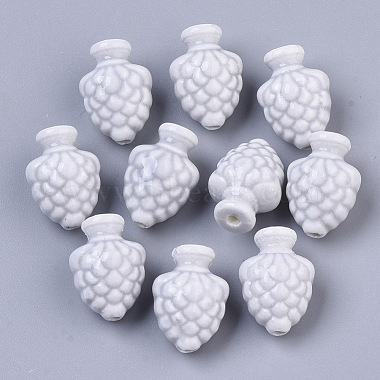 19mm Gainsboro Food Porcelain Beads