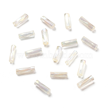 10G Ceylon Glass Twist Bugle Beads(X-SEED-L012-01A)-3