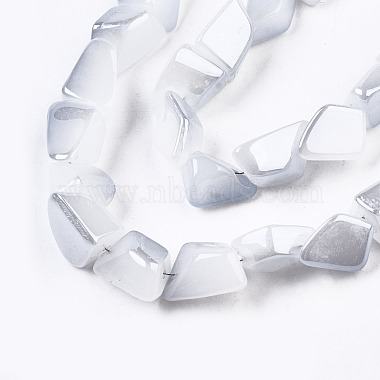 Chapelets de perles en verre galvanoplastique(EGLA-T024-01A-03)-3