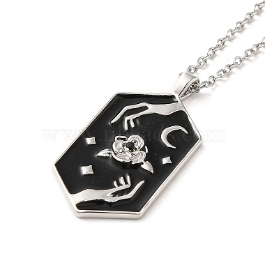 Black Tarot 304 Stainless Steel Necklaces