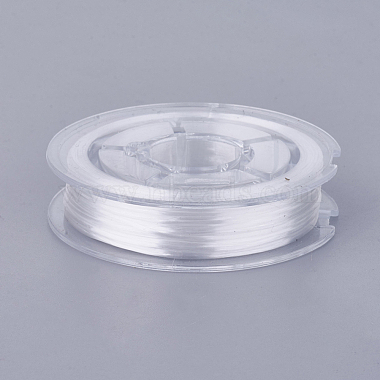 0.4mm White Elastic Fibre Thread & Cord