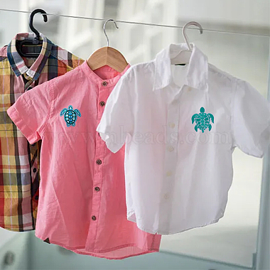 16Pcs 2 Style Polyester Computerized Embroidery Iron on/Sew on Patches(PATC-DC0001-01)-7
