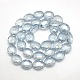 Faceted Electroplate Crystal Glass Oval Beads Strands(X-EGLA-F059B-13)-2