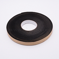 Strong Adhesion EVA Sponge Foam Rubber Tape, Anti-Collision Seal Strip, Black, 20x3mm, 10m/roll(TOOL-WH0129-27-19)