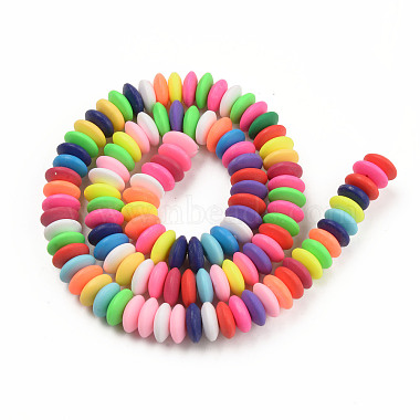 Handmade Polymer Clay Beads Strands(X-CLAY-N008-064-A02)-2