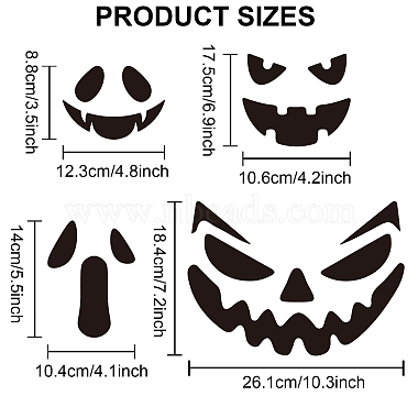 Mayjoydiy uns 1 Halloween-Kürbisgesicht(DIY-MA0001-27)-2