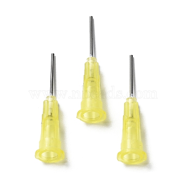 Champagne Yellow Plastic Dispensing Needles