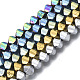 Electroplate Non-magnetic Synthetic Hematite Beads Strands(G-S352-35C)-1