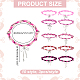 30Pcs 10 Styles Polyester Cord Bracelets(BJEW-PH01983)-2