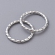 Железные рельефные кольца(IFIN-D086-05-S)-1